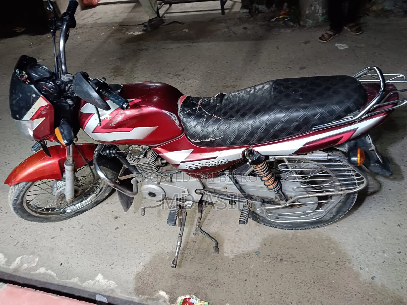 Bajaj CT 100 2015 Red