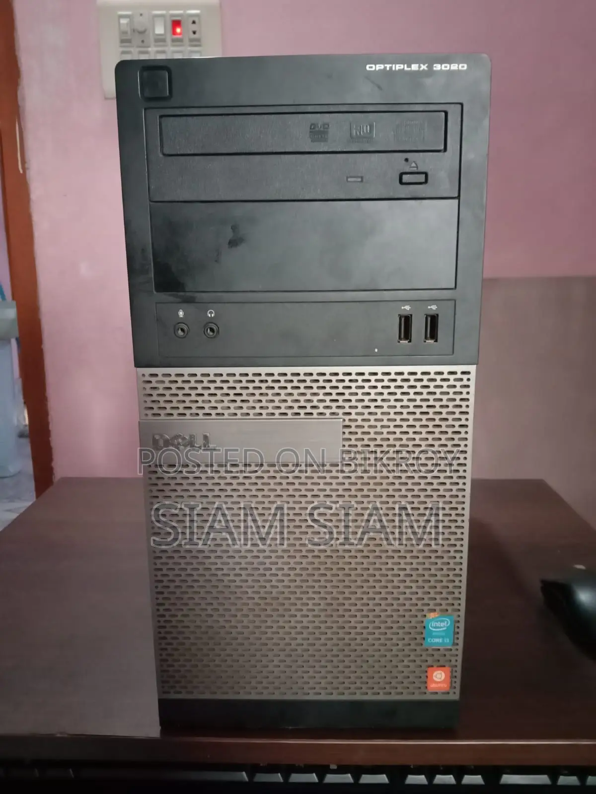 Desktop Computer Dell OptiPlex 3020 4GB Intel Core i3 SSD 500GB