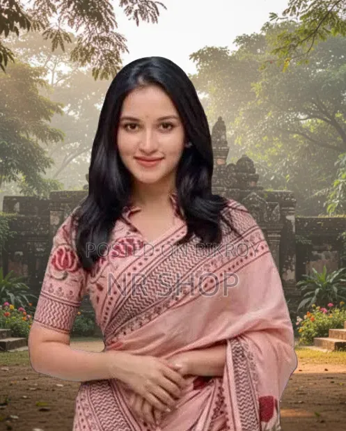 Digital Elegance Chanduri Silk Saree
