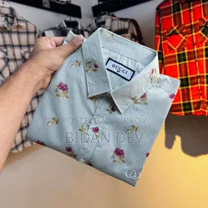 কটন প্রিন্ট ওল্ড মানি ফুল স্লিভ শার্ট