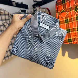 কটন প্রিন্ট ওল্ড মানি ফুল স্লিভ শার্ট
