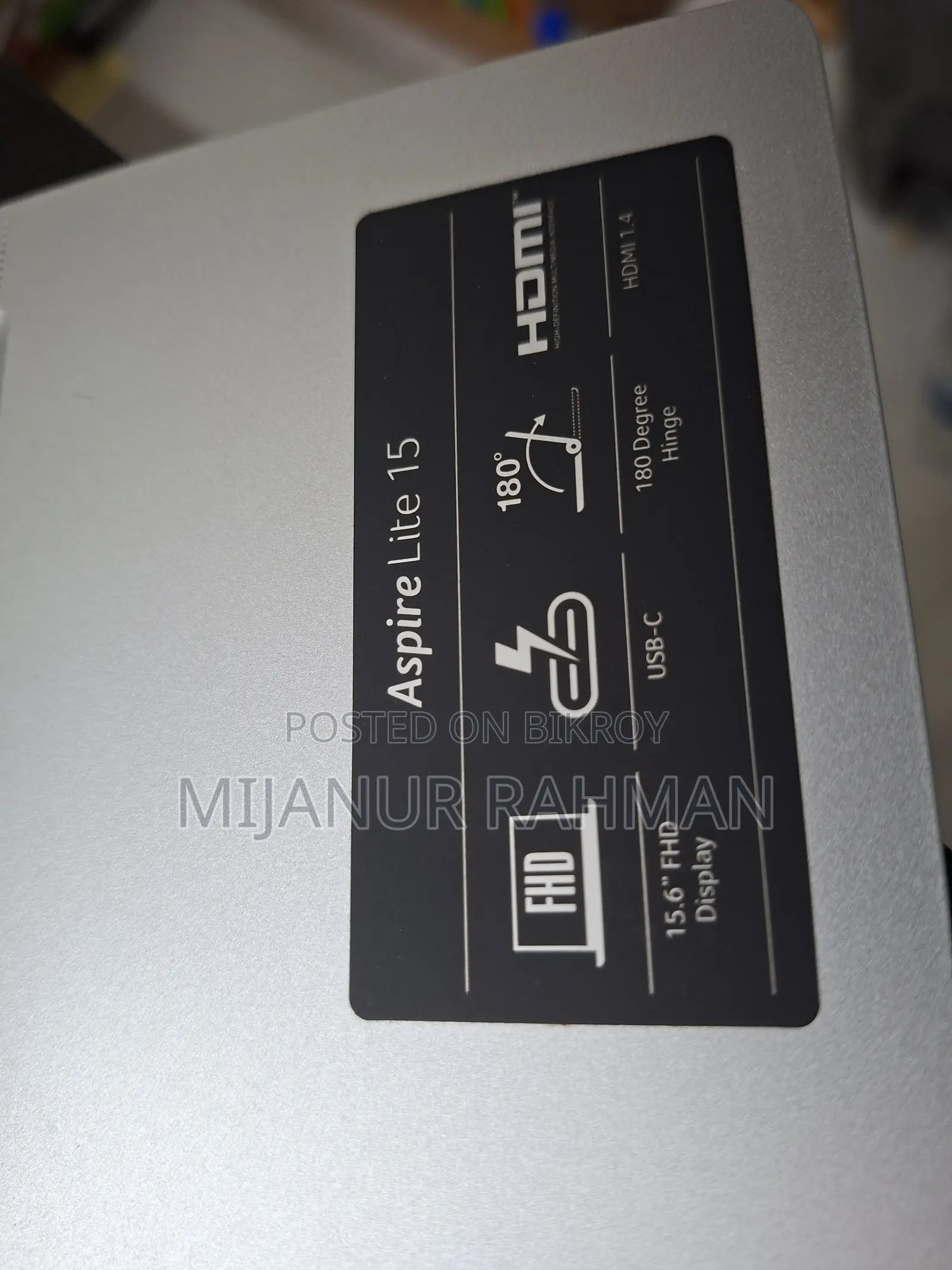 New Laptop Acer Aspire Lite 15 8GB Intel Celeron SSD 128GB