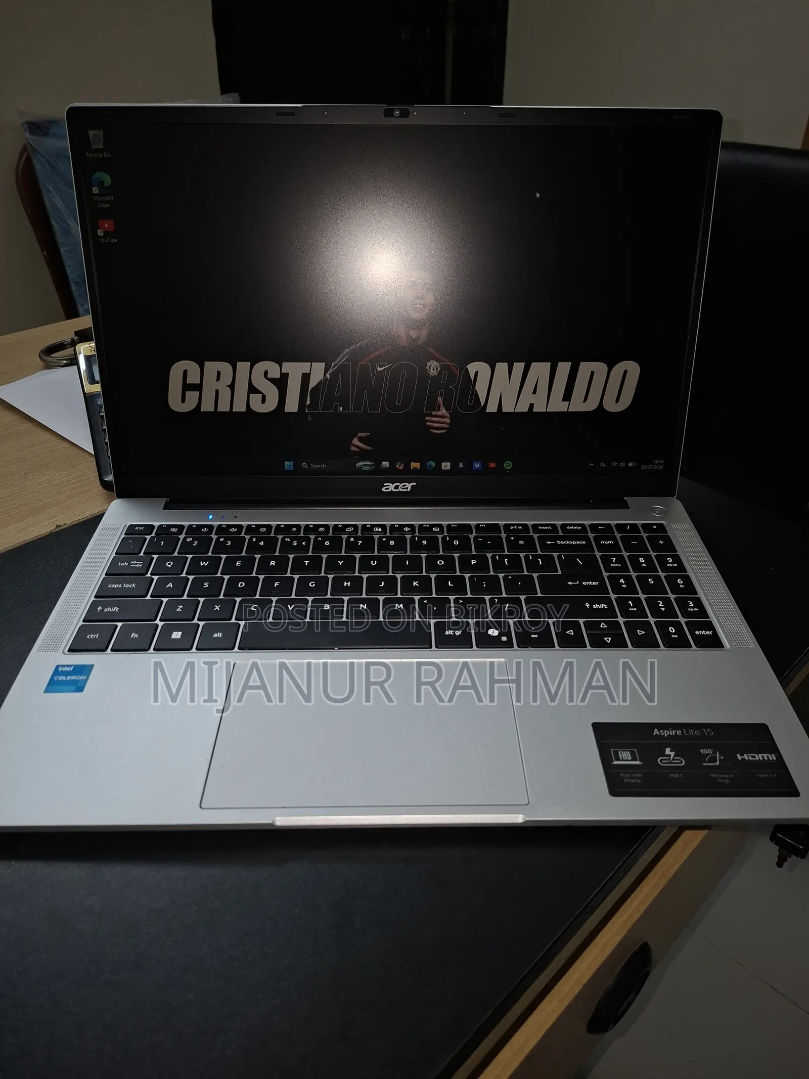 New Laptop Acer Aspire Lite 15 8GB Intel Celeron SSD 128GB