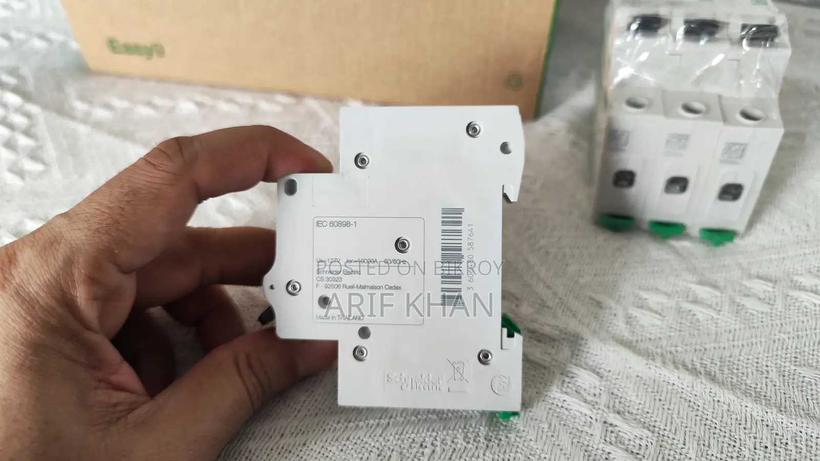 Schneider Electric Easy9 MCB 1p C 6000a 230v, (16a, 25a, 32a)