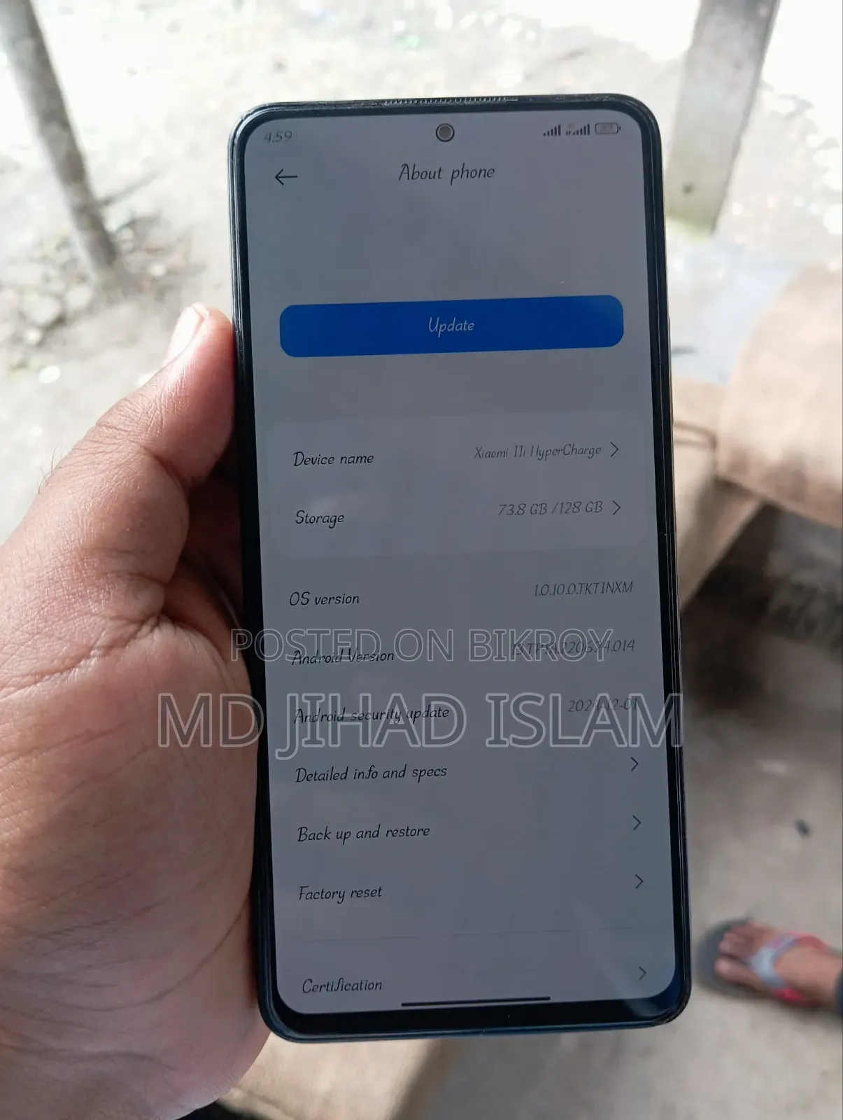 Xiaomi Redmi Note 11 128 GB Gray