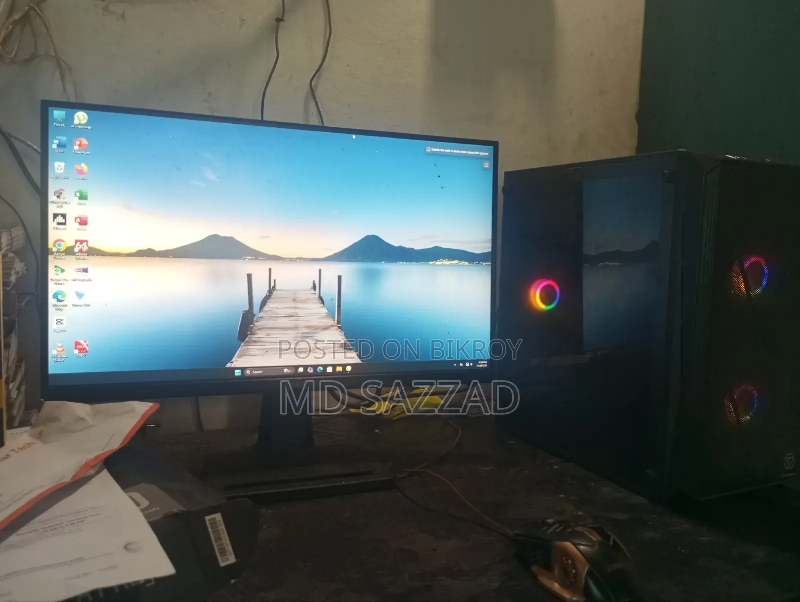 Desktop Computer 16GB AMD Ryzen 5 SSD 256GB