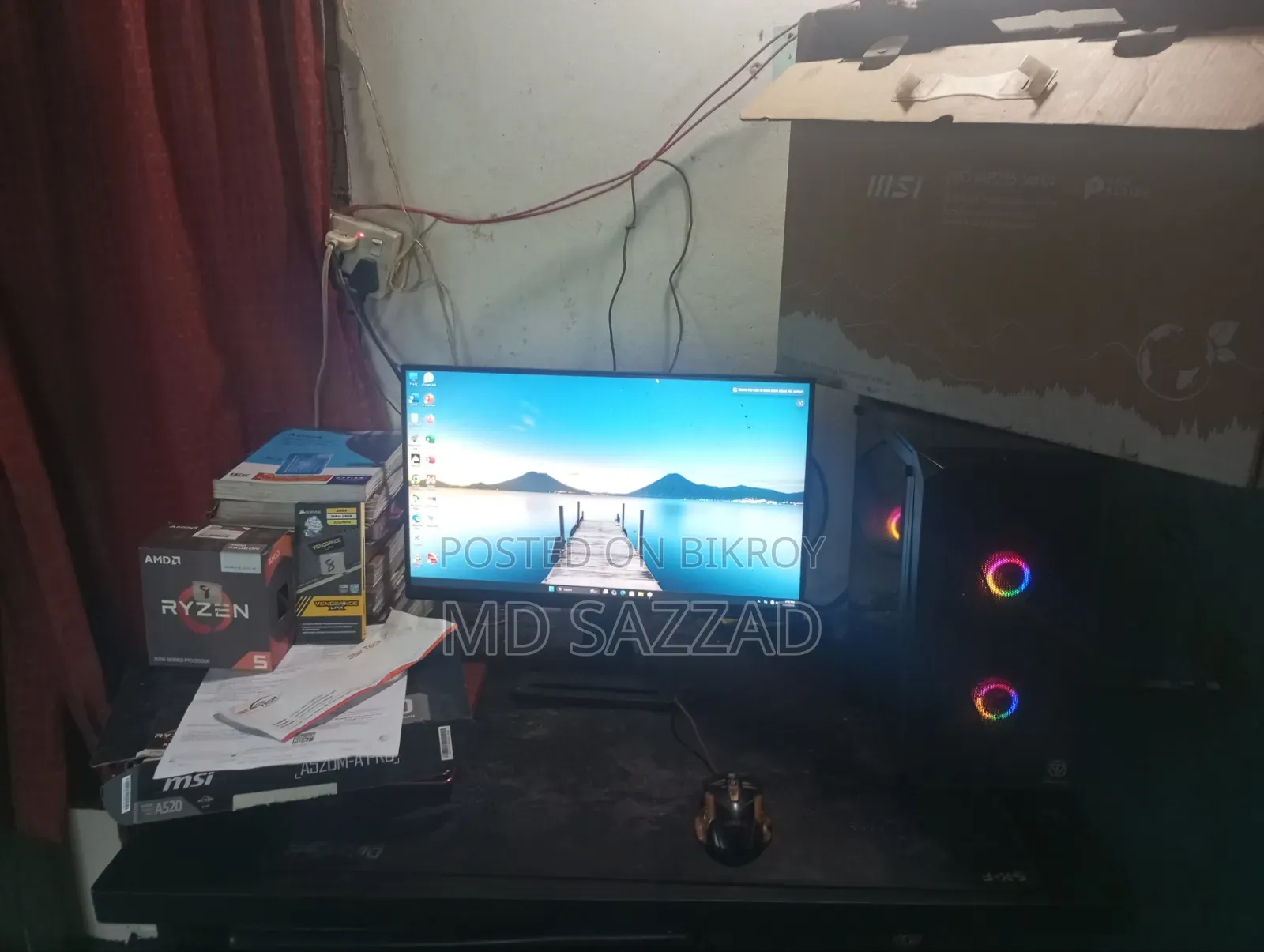 Desktop Computer 16GB AMD Ryzen 5 SSD 256GB