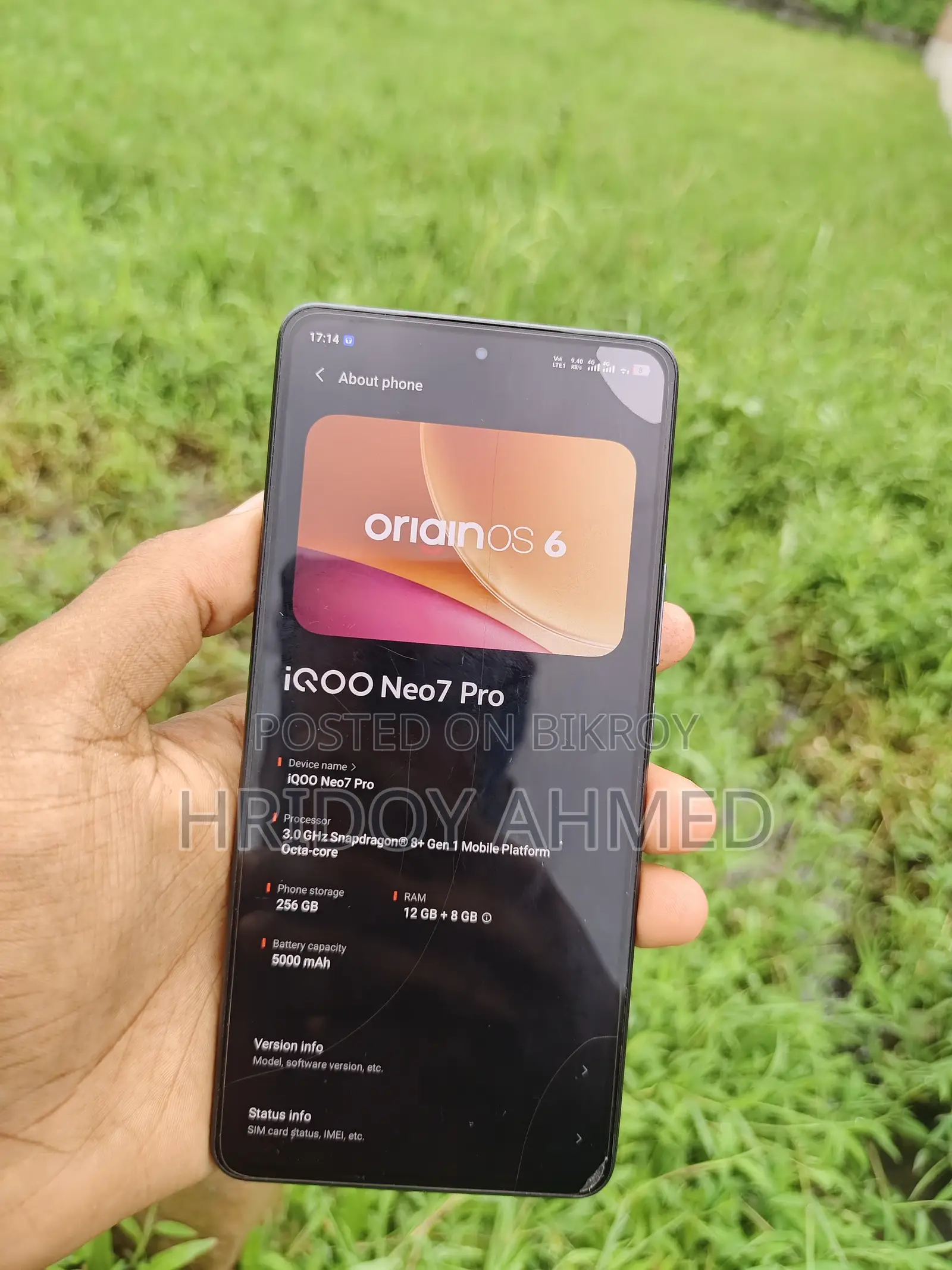 iQOO 256 GB Blue
