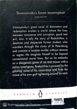 Crime and Punishment by Fyodor Dostoevsky