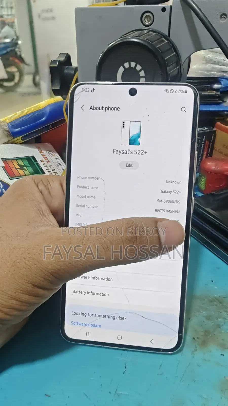 Samsung Galaxy S22+ 5G 128 GB White