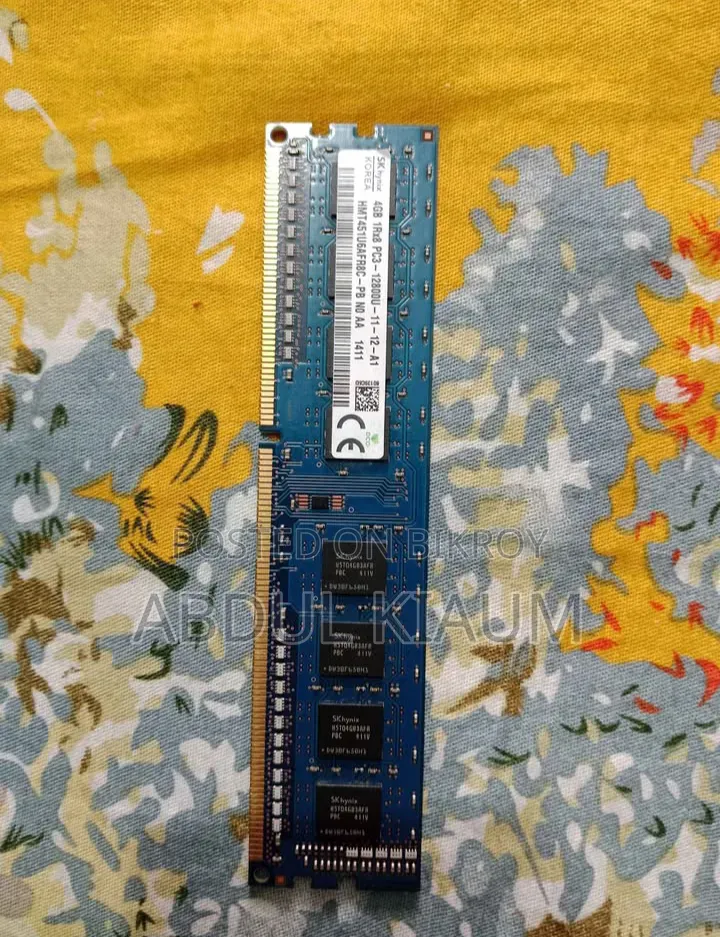 DDR3 4GB Ram, 1600M, Supper Fresh Condition,