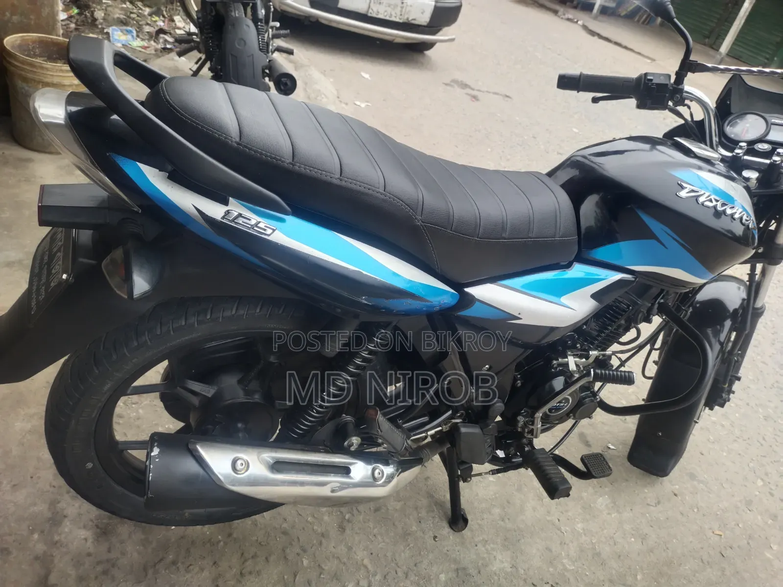 New Bajaj Discover 125 2023 Blue