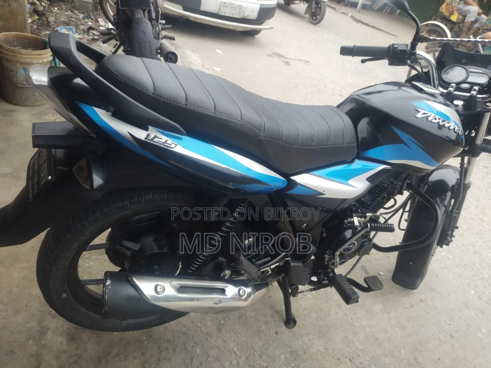 New Bajaj Discover 125 2023 Blue