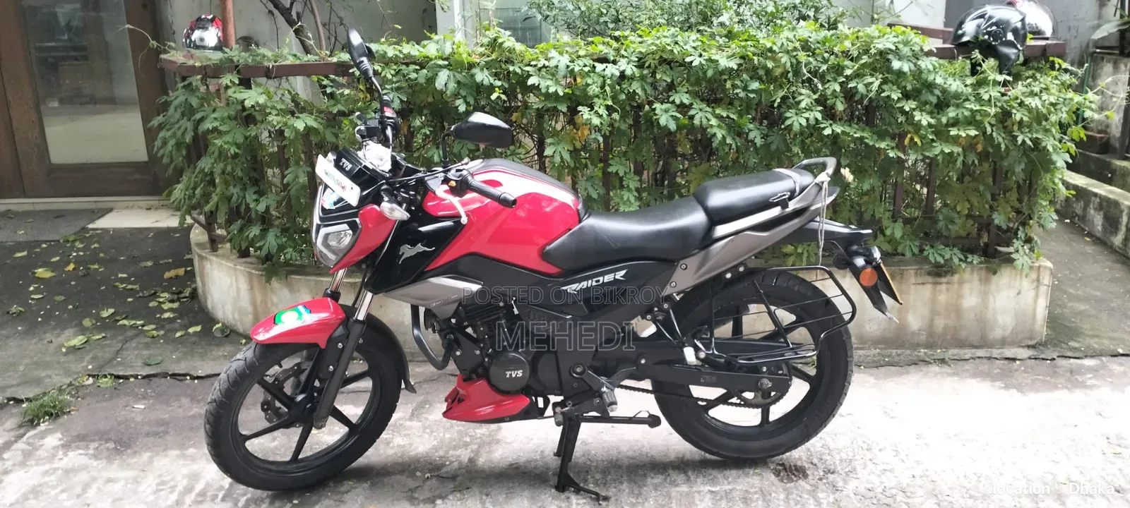 TVS Raider 125 2025 Red