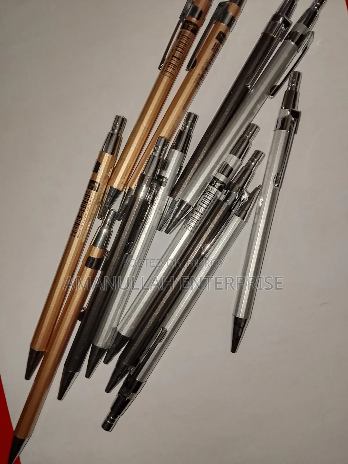 Professional Metal Mechanical Pencil Set With HB Lead Refills