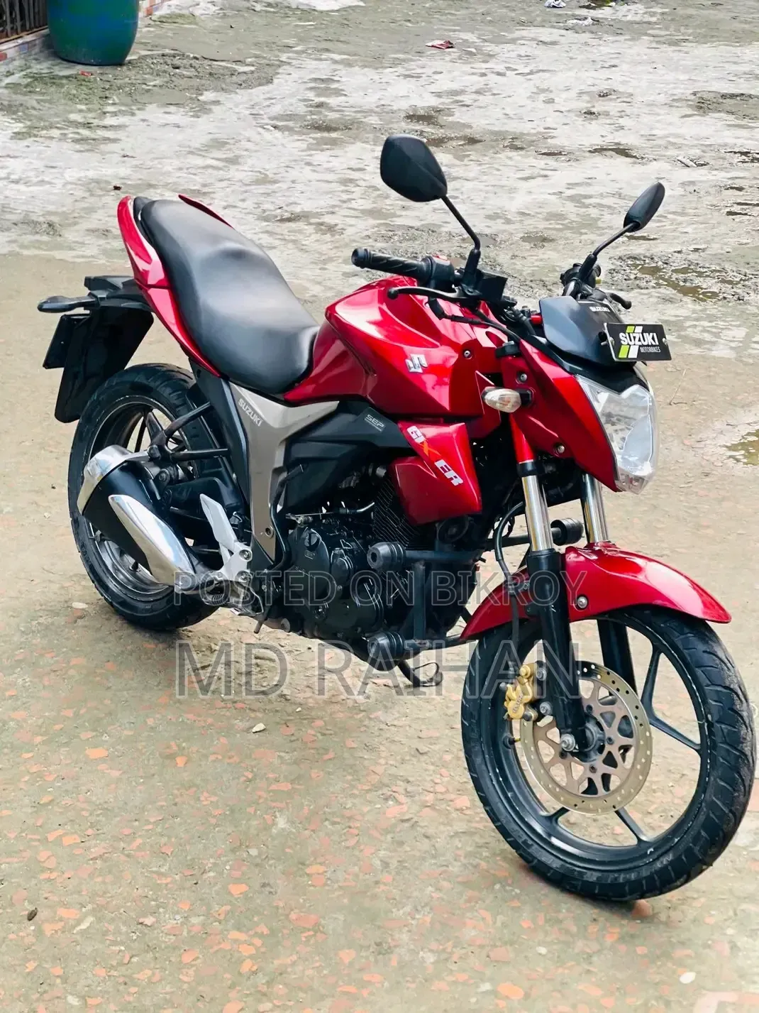 Suzuki Gixxer Monotone 2022 Red