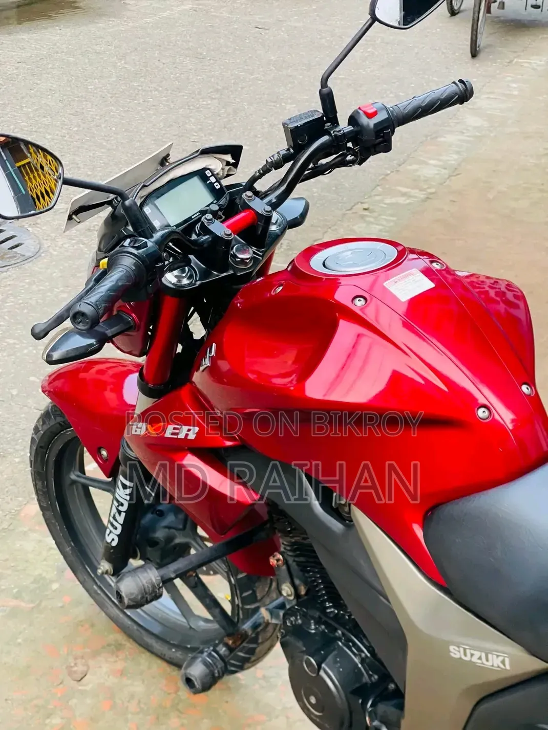 Suzuki Gixxer Monotone 2022 Red