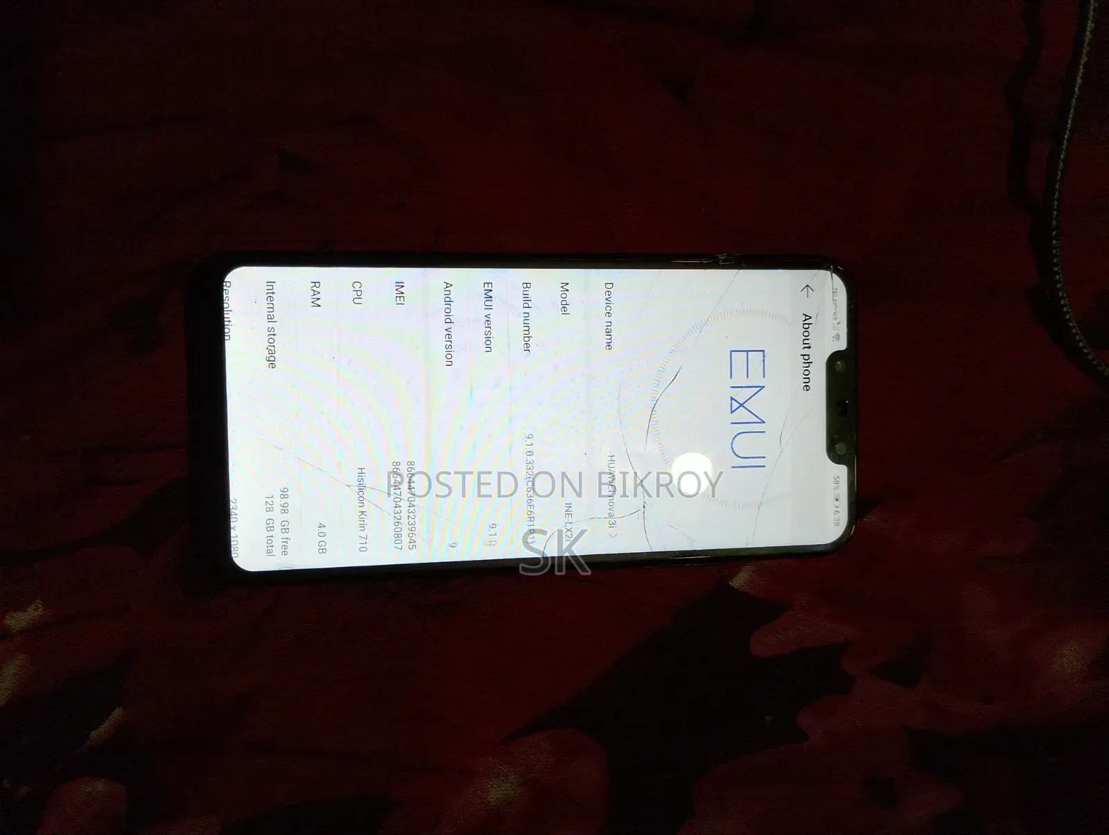 Huawei Nova 3i 128 GB Black