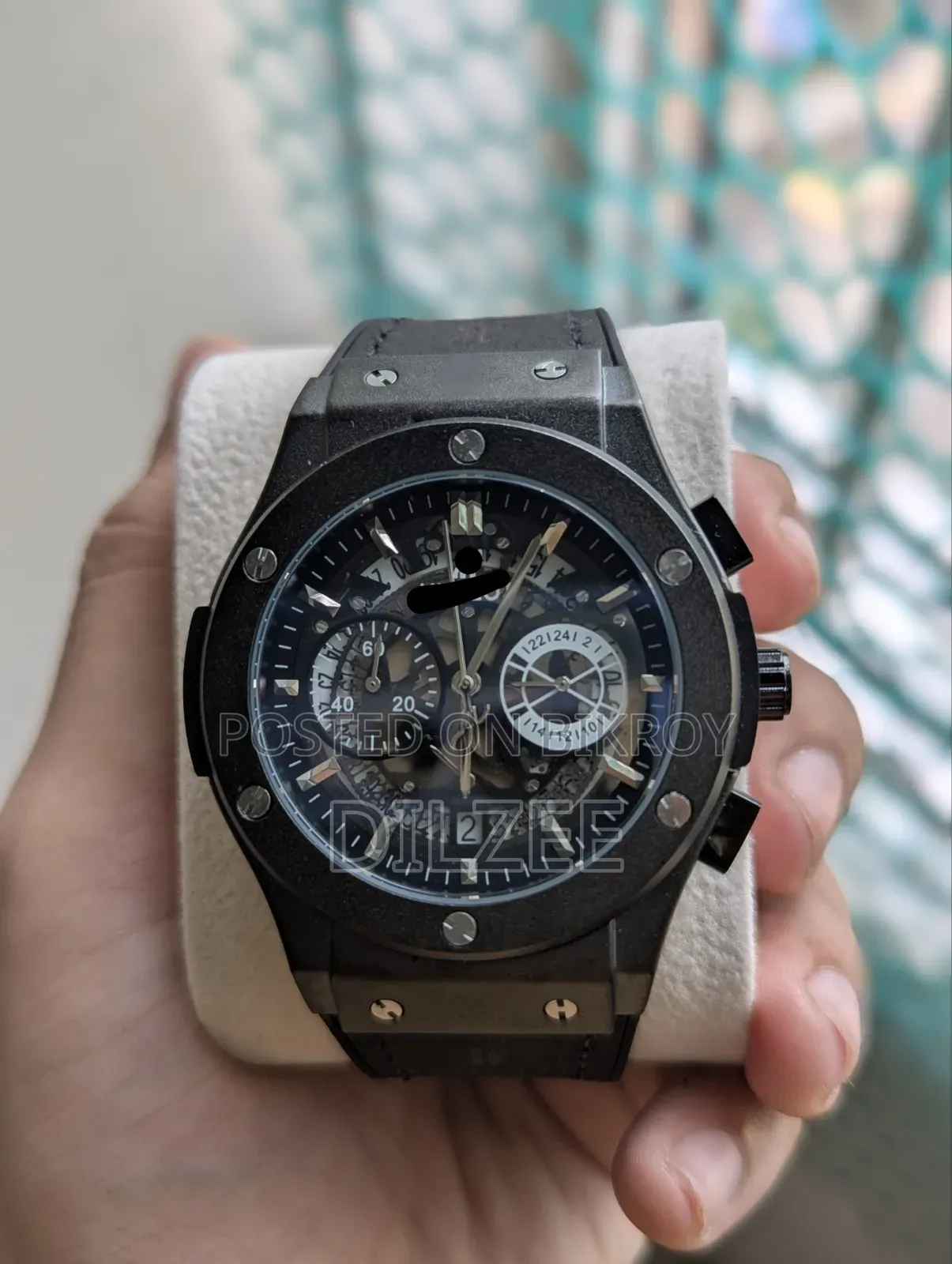 Hublot Skeleton Chronograph Watch