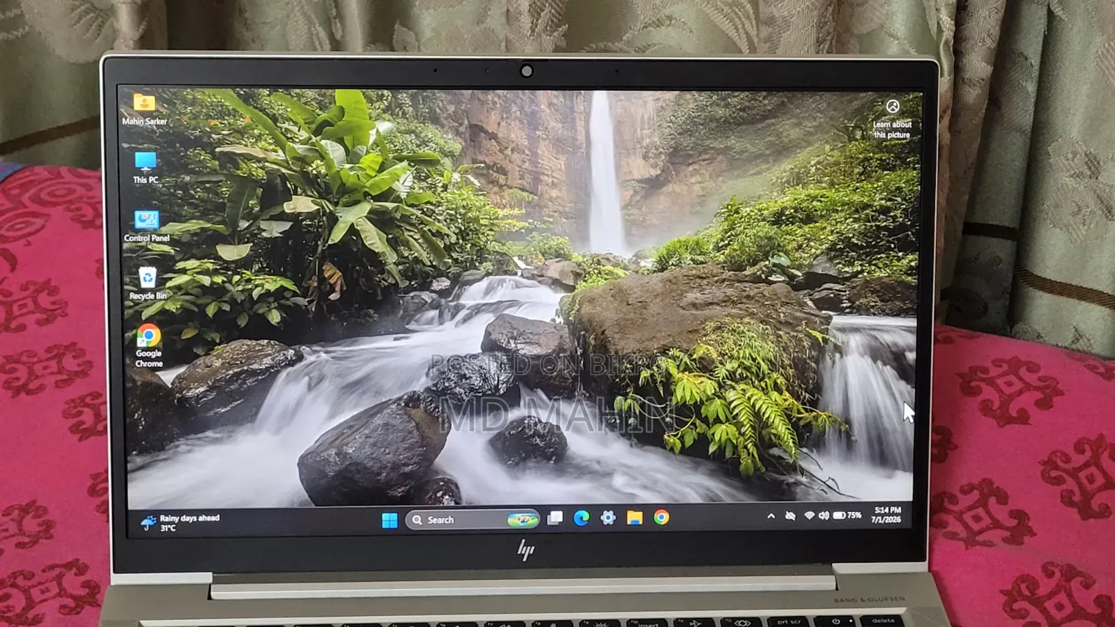 ল্যাপটপ HP EliteBook 840 G8 16GB Intel Core I5 SSD 512GB