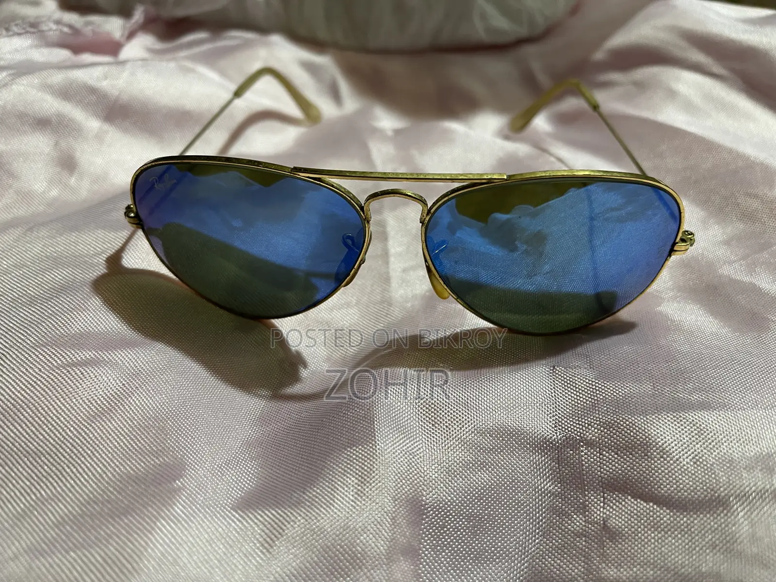 Original Ray Ban Sunglass Mercury Blue Lens 58 Size