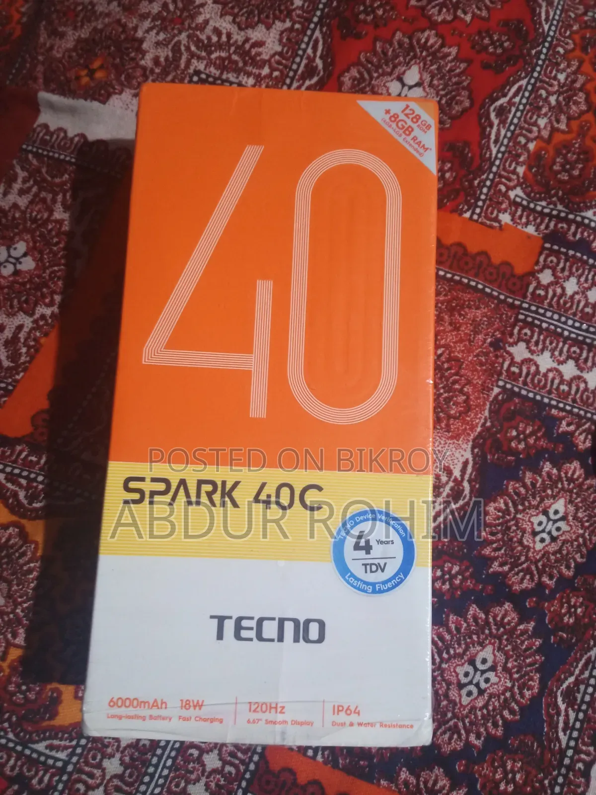 Tecno Spark 40 128 GB White