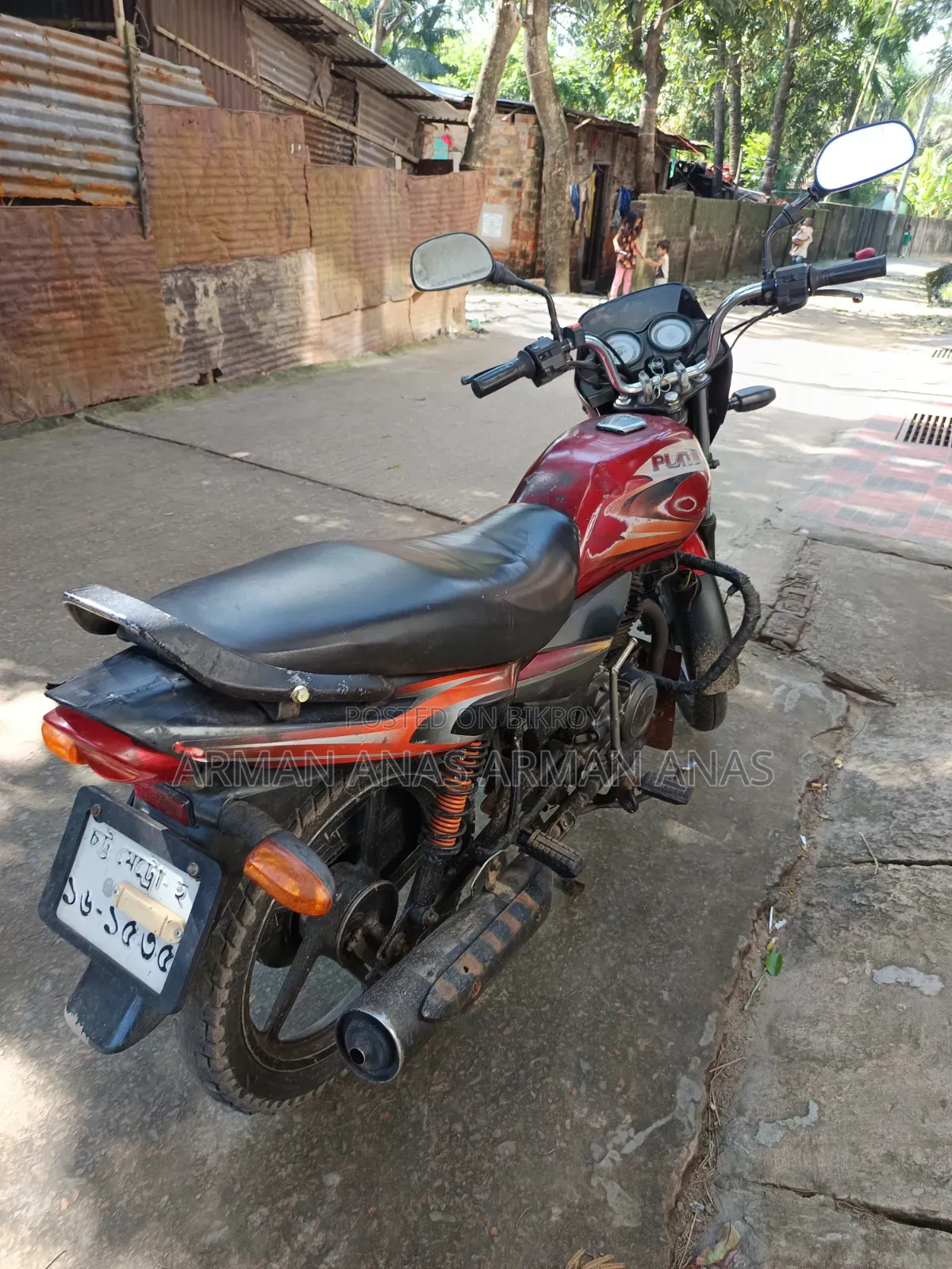 Bajaj Platina 100 2016 Red