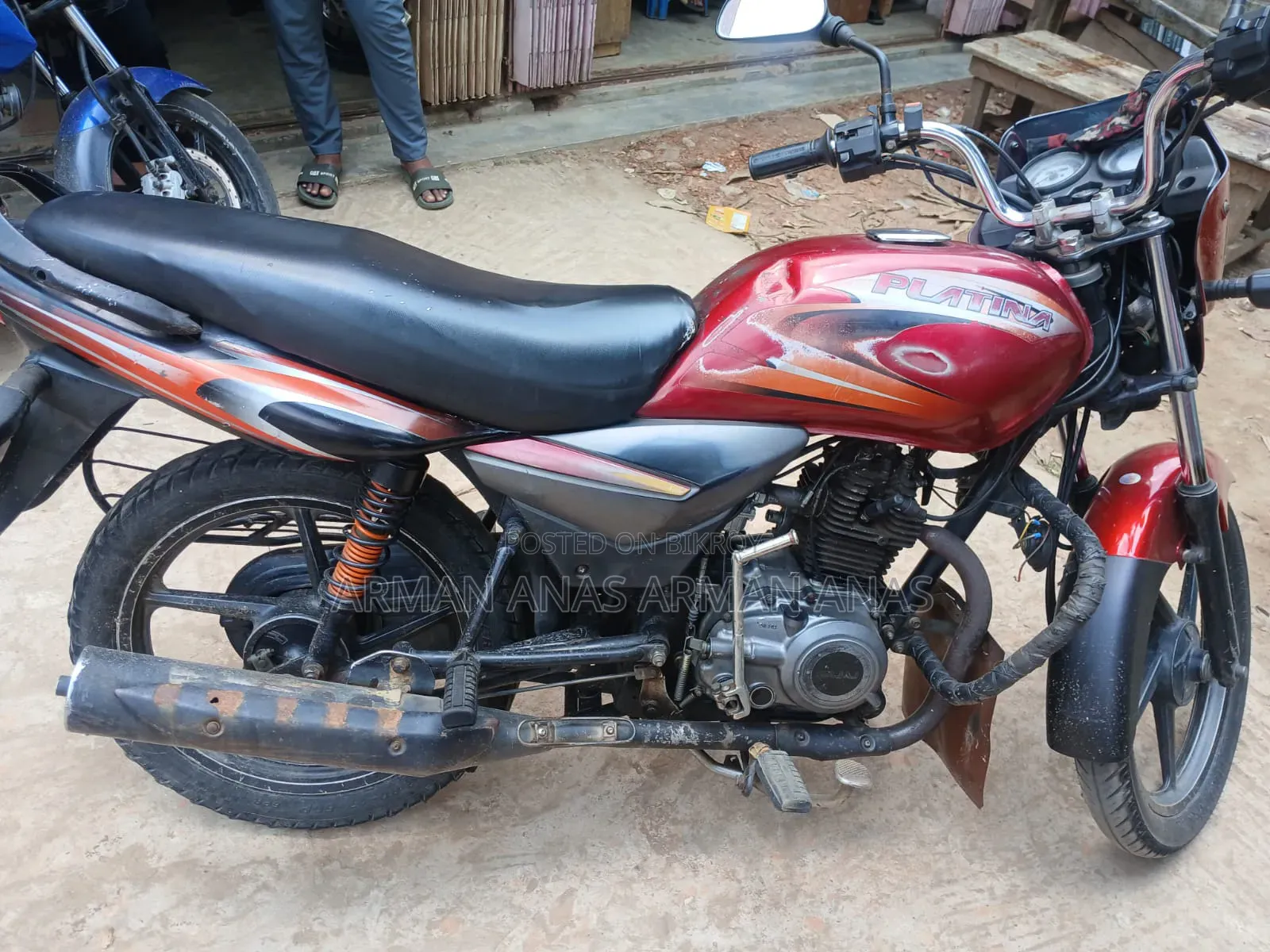 Bajaj Platina 100 2016 Red