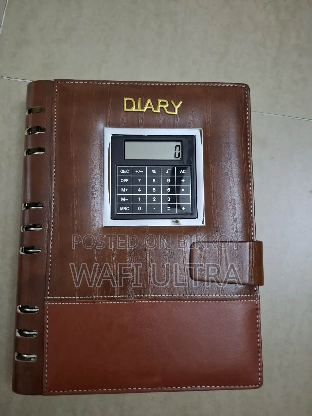 Elegant Diary With Calculator Attached