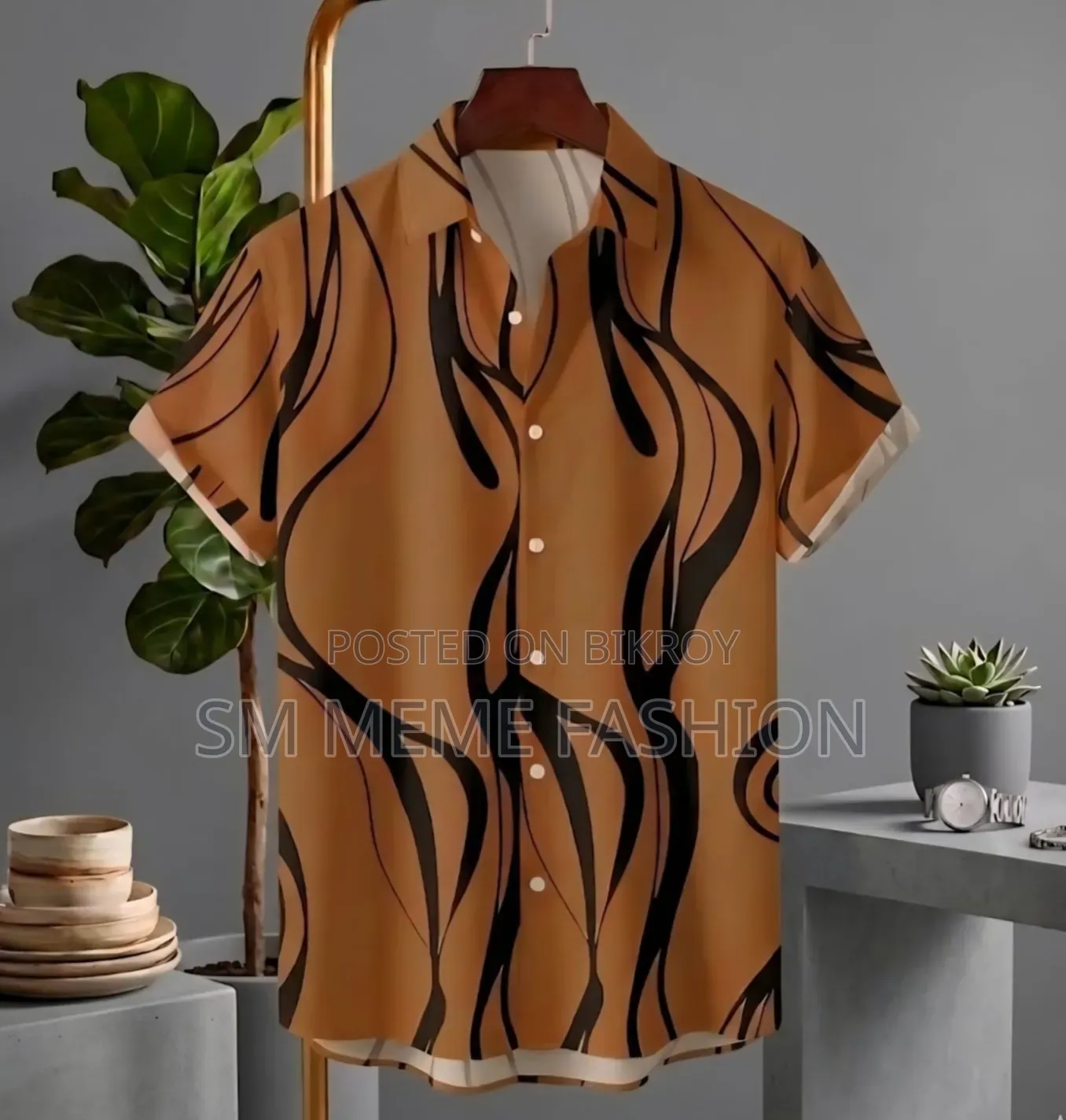Premium China Micro Fabric Casual Half Sleeve Shirt for Men