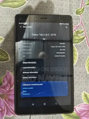 Samsung Galaxy Tab A 8.0 (2019) 32 GB Black
