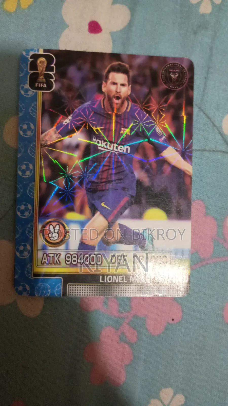 Messi Football Card