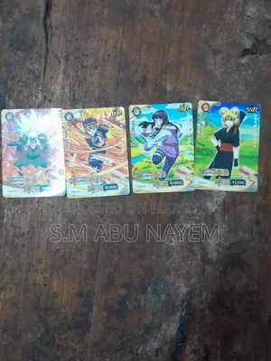 Naruto Card Combo (Jiraiya, Obito, Hinata, Temari)