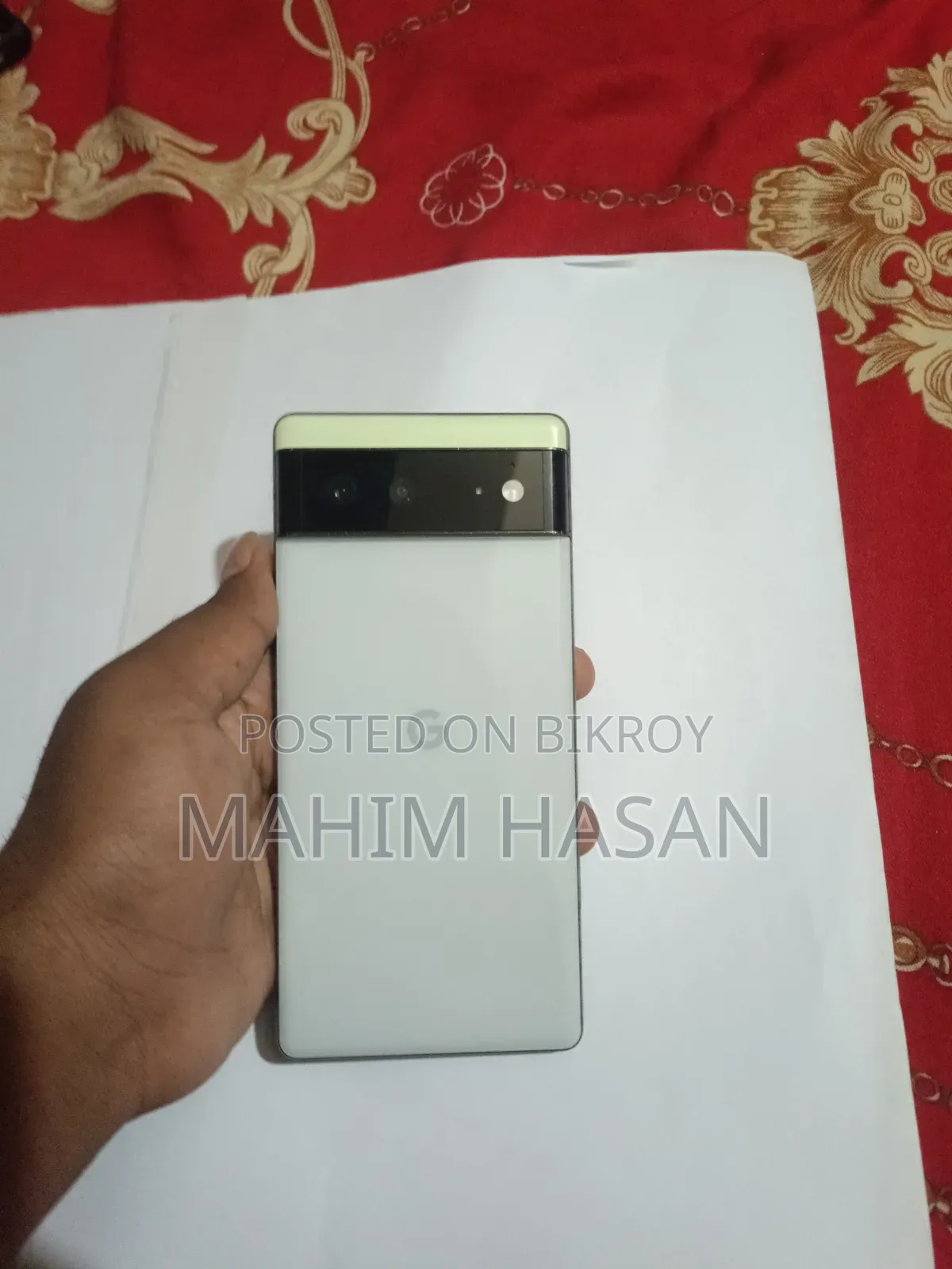 গুগল পিক্সেল ৬ ১২৮ জিবি সাদা