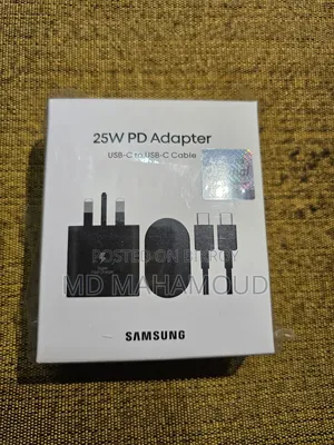 Samsung Original 25W PD Adaptor and Type C Two C