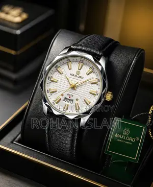 Maxlord 004 Men Watch 100% Waterproof and Active Radium
