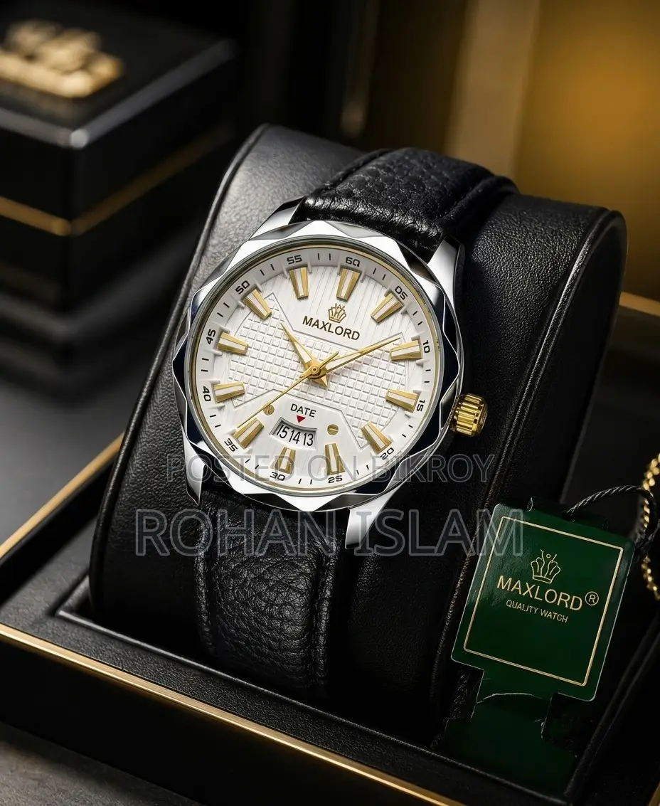 Maxlord 004 Men Watch 100% Waterproof and Active Radium