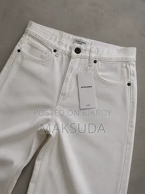 Brand : Jack Jones Jeans Color :White Size: 28 Dm for Order