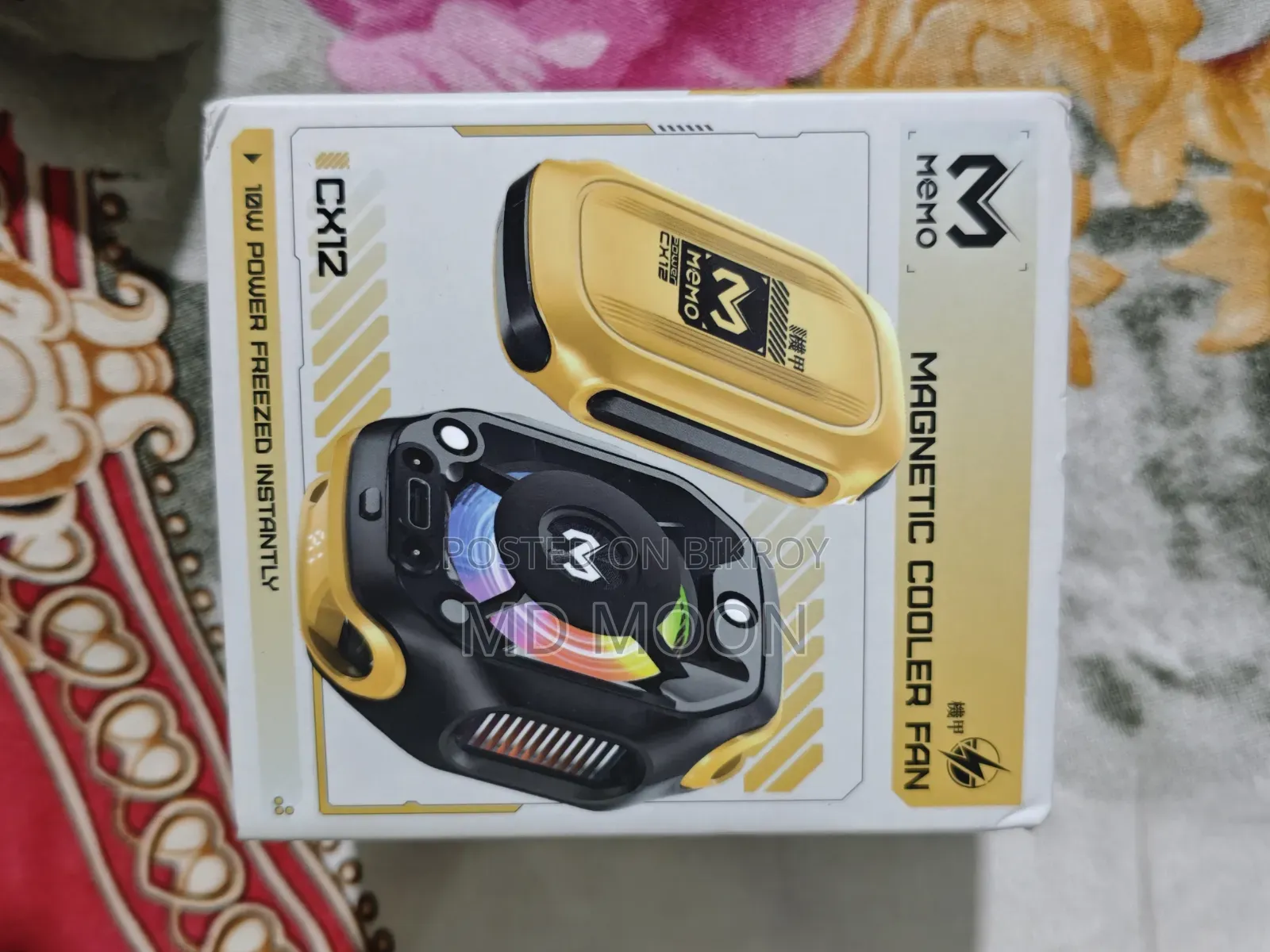 Memo Cx12 Magnetic Phone Cooler- 10w Radiator With Digital Display