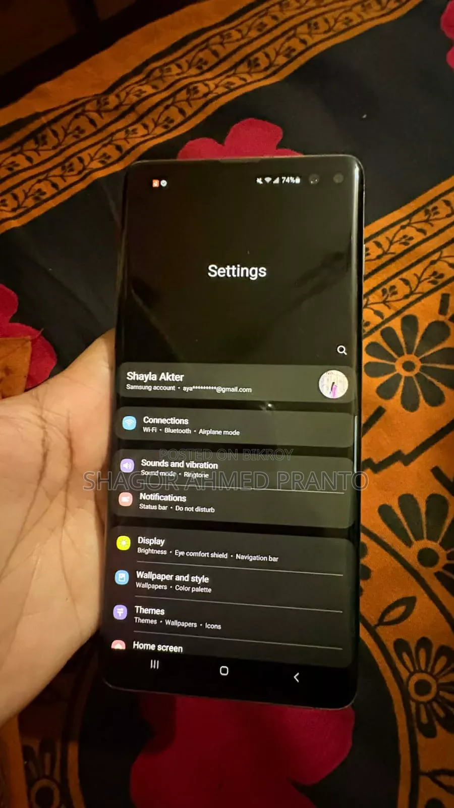Samsung Galaxy S10 Plus 128 GB Black