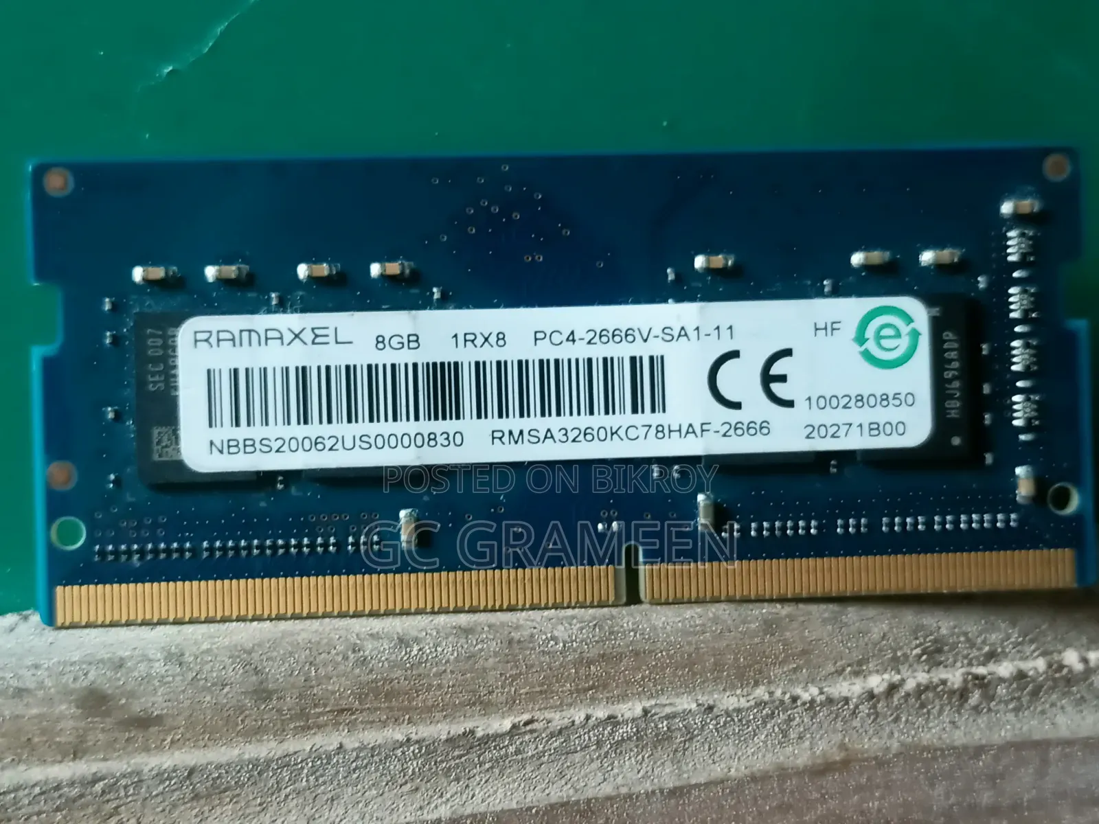 Ramaxel DDR4 8GB 2666 MHz Laptop