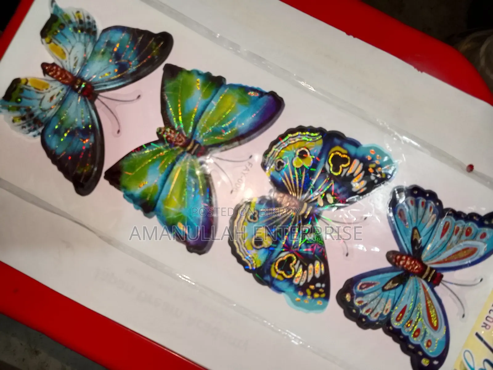 Kids 3D Sticker Pack | Disney Cars, Butterflies Emojis Set