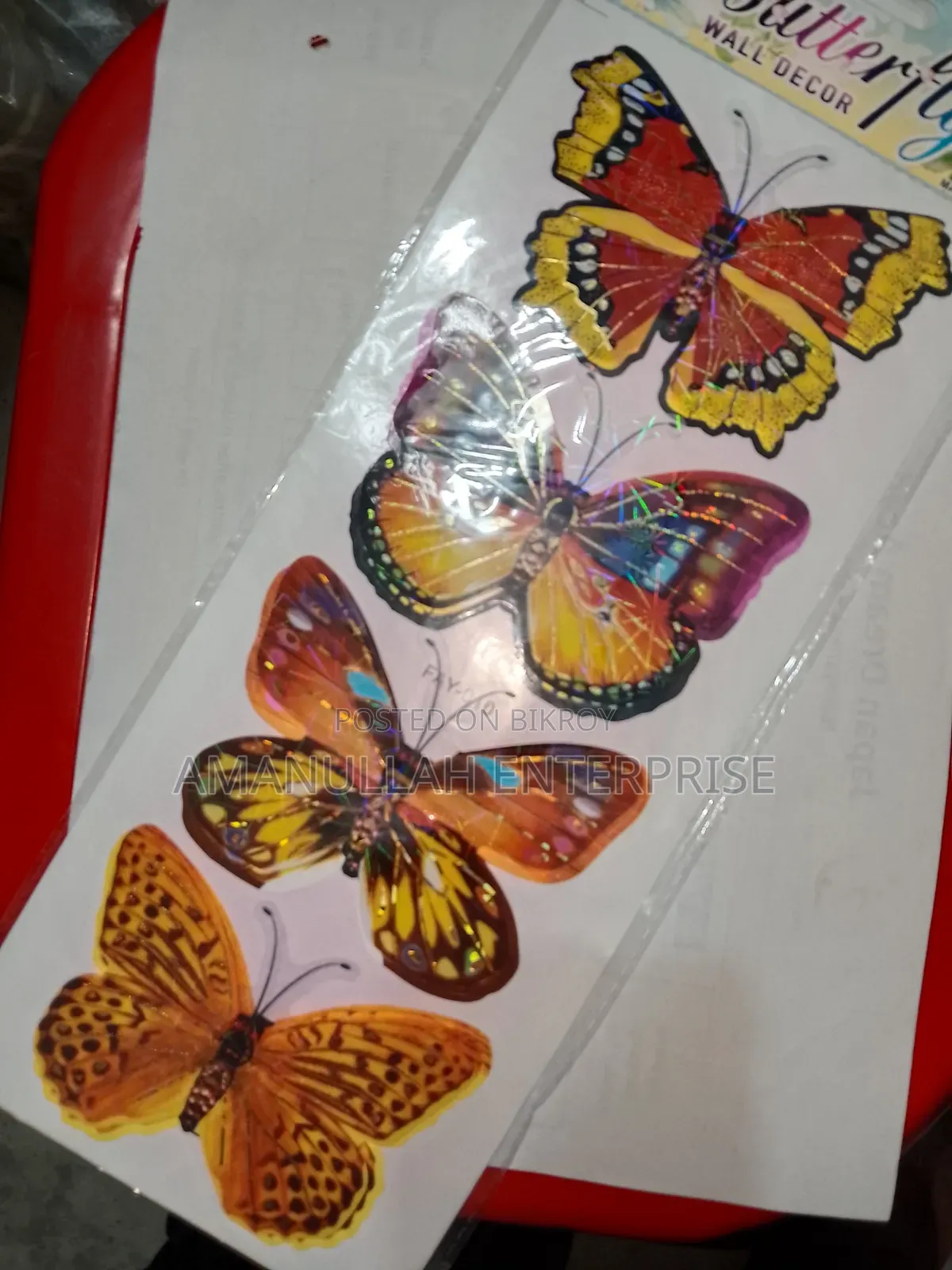 Kids 3D Sticker Pack | Disney Cars, Butterflies Emojis Set