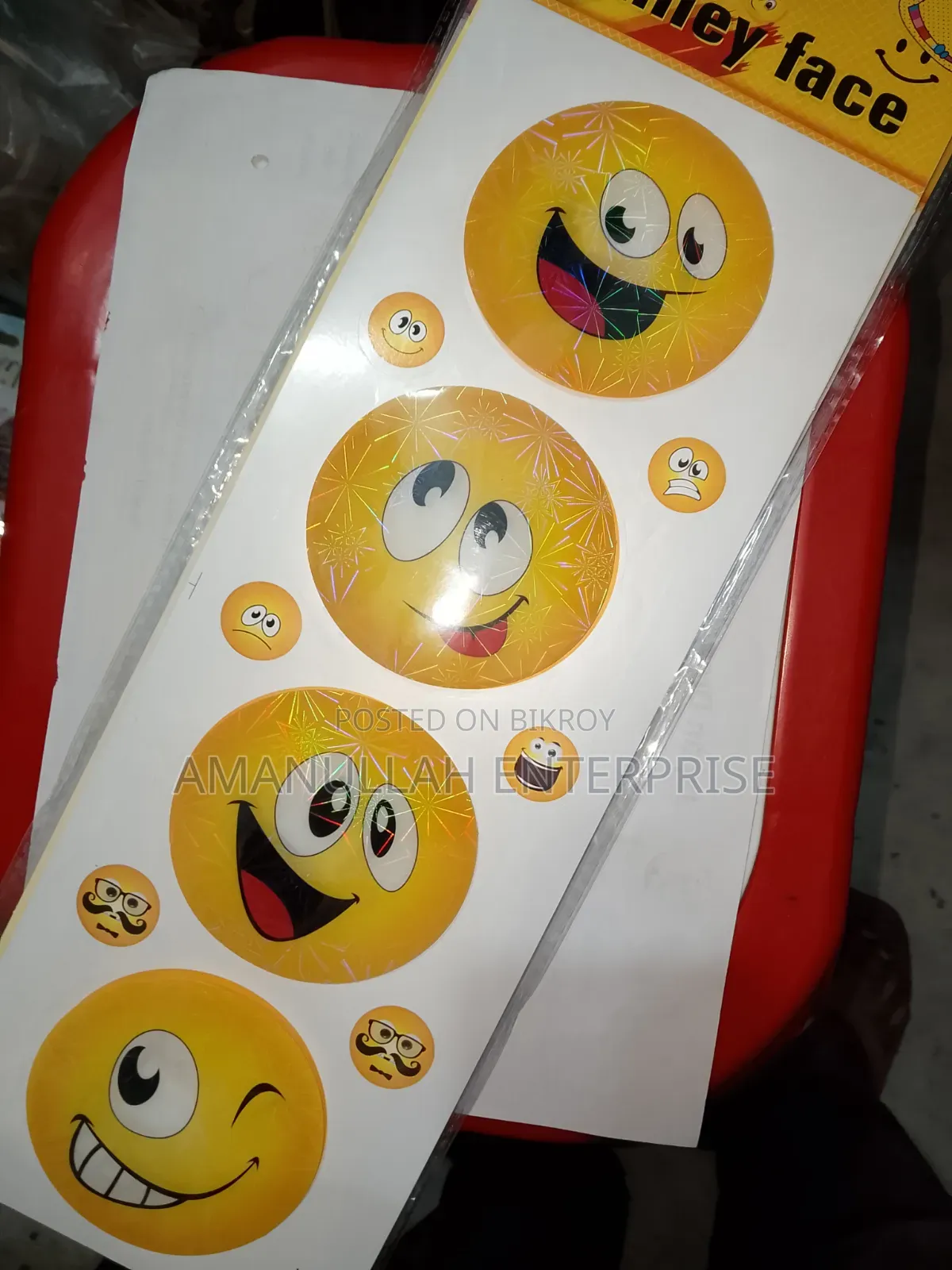 Kids 3D Sticker Pack | Disney Cars, Butterflies Emojis Set