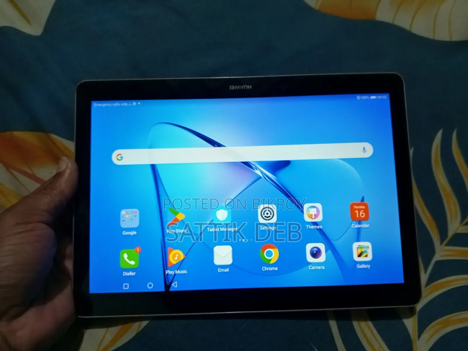 New Huawei MediaPad T3 10 16 GB White