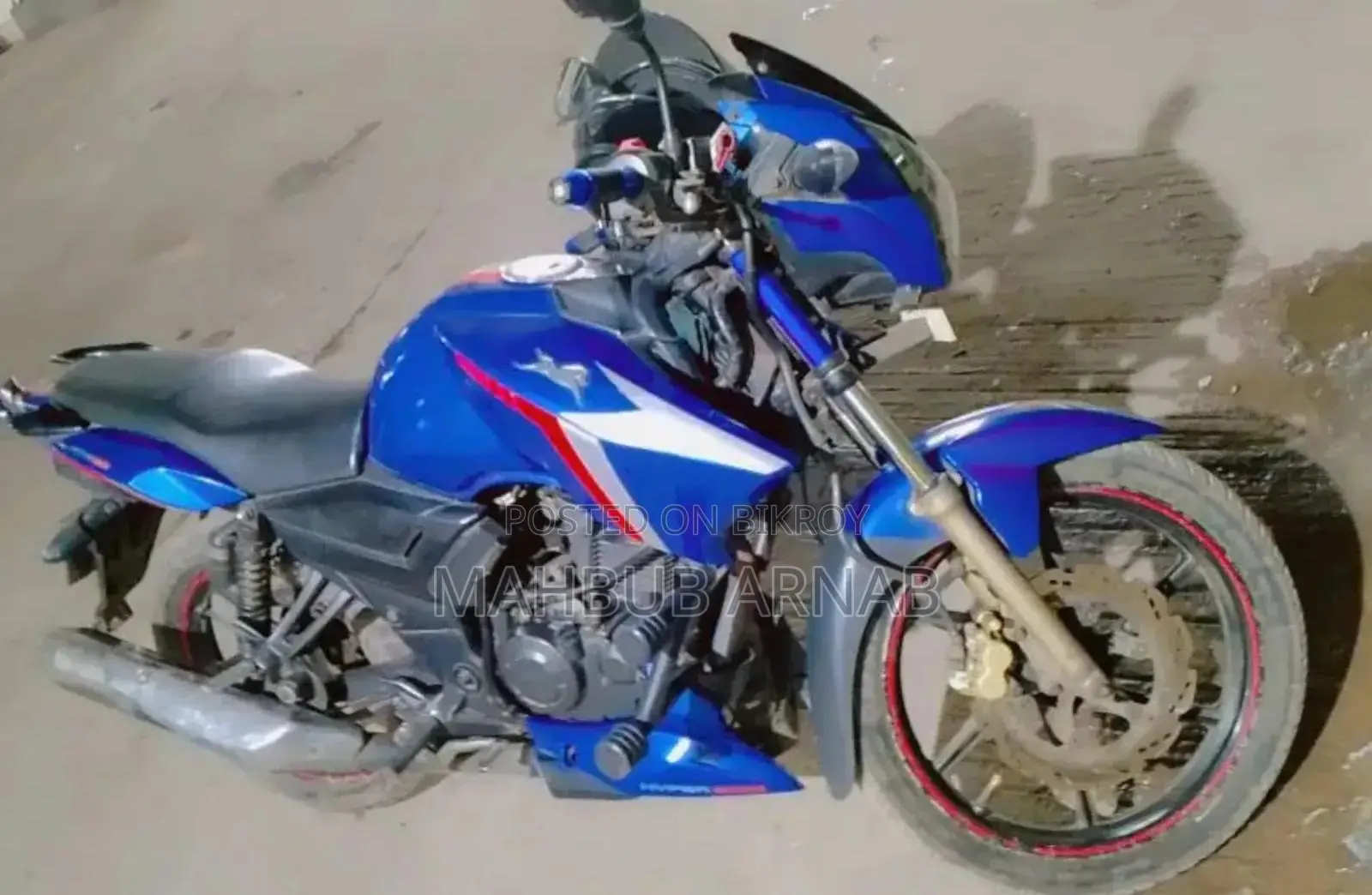 TVS Apache RTR 160 2V 2017 Blue