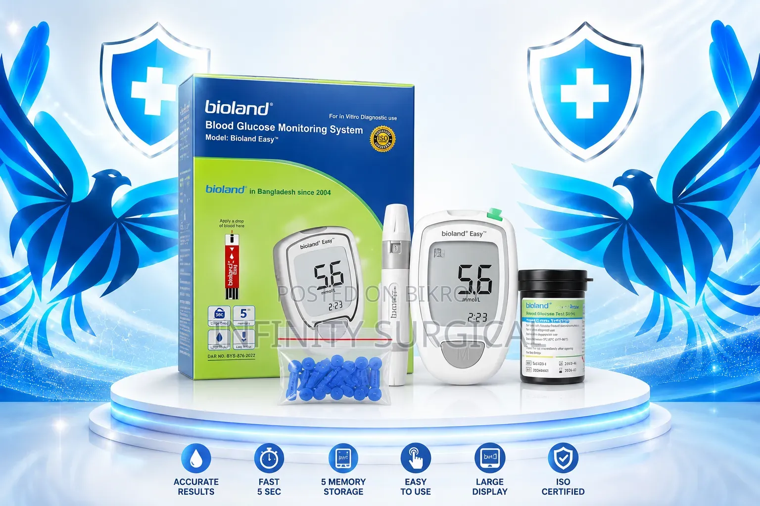 Bioland Easy Blood Glucose Monitoring System