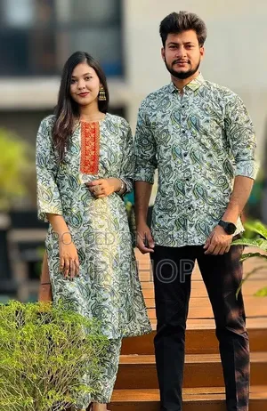 Premium Shirt Three-Piece Couple Set