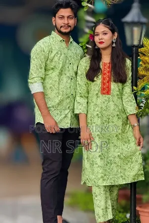 Premium Shirt Three-Piece Couple Set