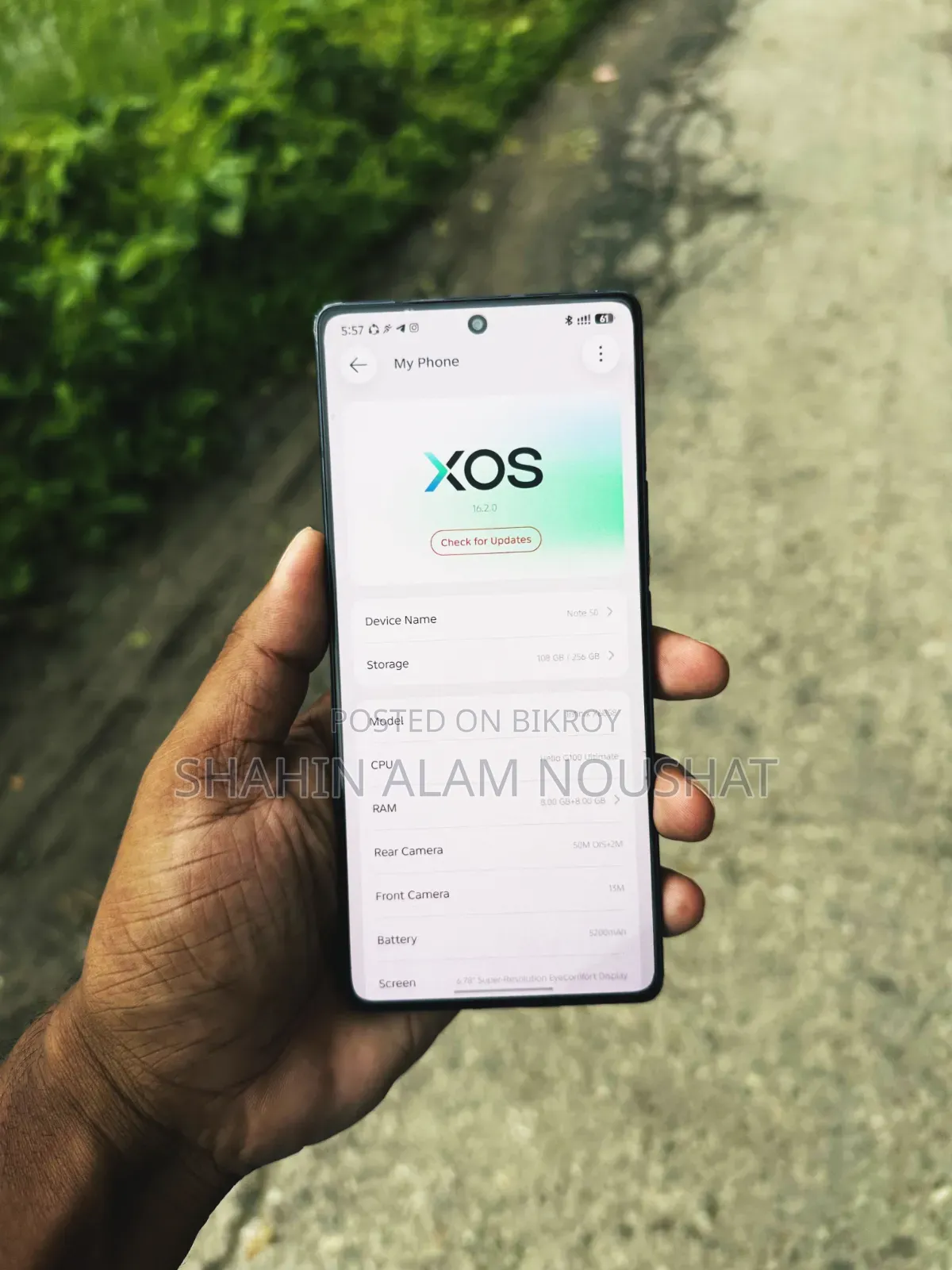 Infinix Note 50 4G 256 GB Black